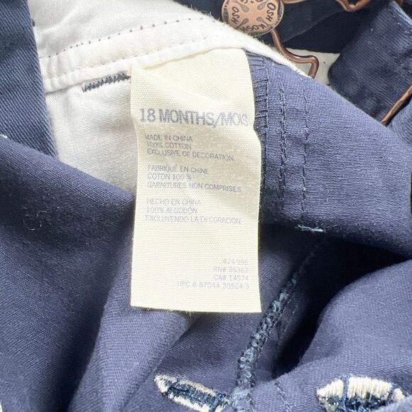 NWT OshKosh B’Gosh Embroidered Football Snap Overalls - Picture 2 of 3